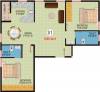 Sagar Ventures Sagar Siri (2BHK+2T (1,050 sq ft) 1050 sq ft)