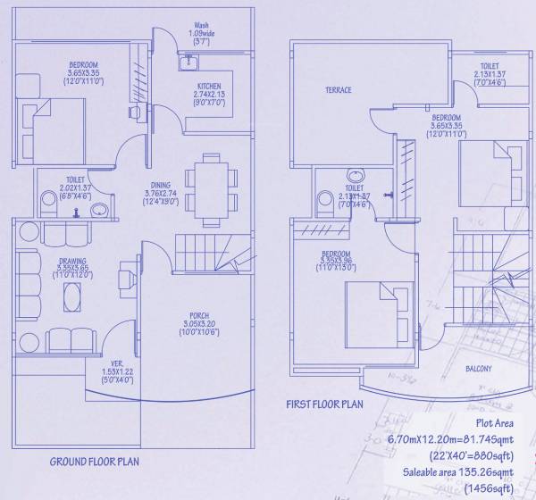 Paras Lifestyles Gulab Vatika Villa (3BHK+3T (1,456 sq ft) 1456 sq ft)