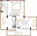 Goan Sarovar (1BHK+1T (646 sq ft) 646 sq ft)