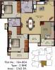 Sowparnika Projects Cannary (2BHK+2T (1,262 sq ft) 1262 sq ft)