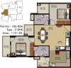 Sowparnika Projects Cannary (2BHK+2T (1,151 sq ft) 1151 sq ft)