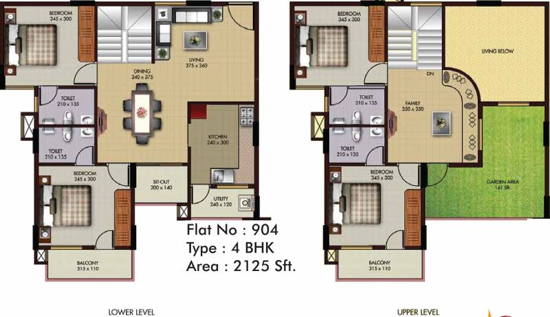 Sowparnika Projects Cannary (4BHK+4T (2,125 sq ft) 2125 sq ft)