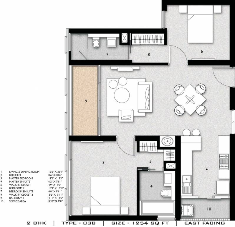 Aliens Space Station Township (2BHK+2T (1,254 sq ft) 1254 sq ft) Aliens Space Station Township (2BHK+2T (1,254 sq ft) 1254 sq ft)