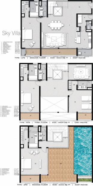 Aliens Space Station Township (4BHK+7T (6,434 sq ft) + Servant Room 6434 sq ft)