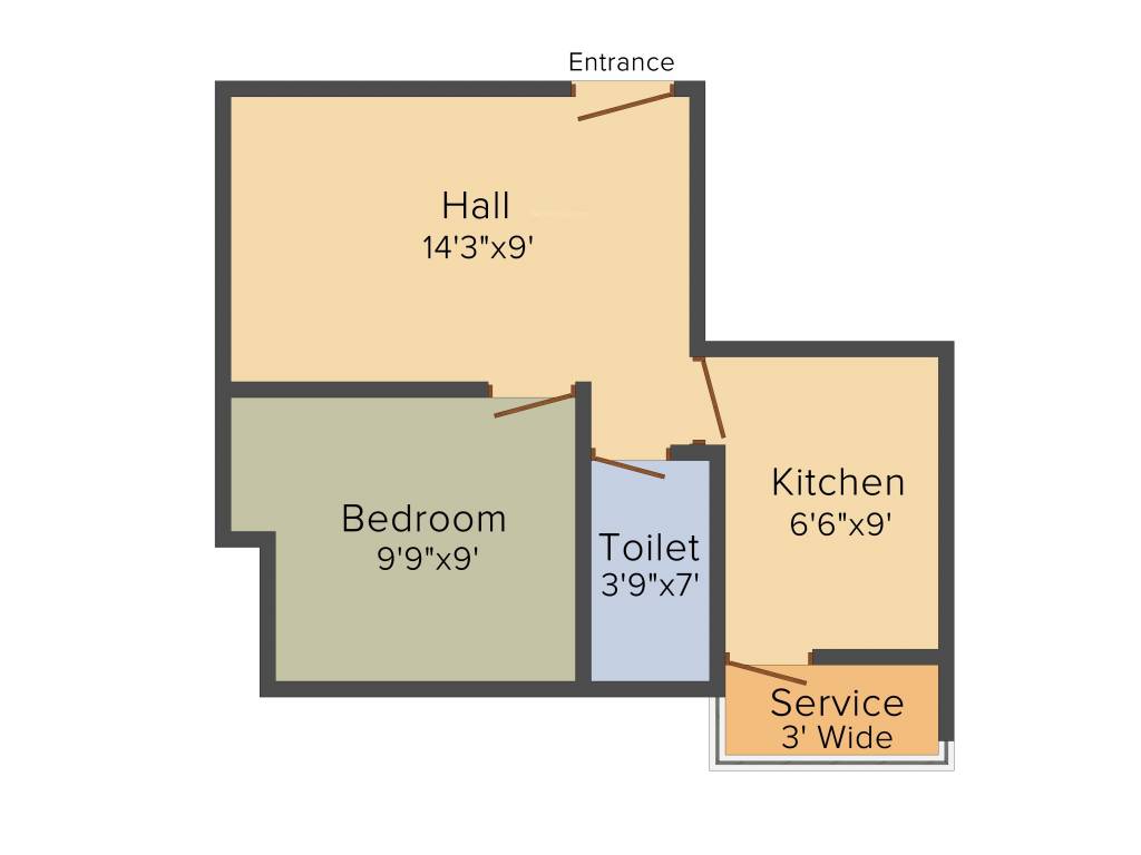VGK Snowberry (1BHK+1T (485 sq ft) 485 sq ft) VGK Snowberry (1BHK+1T (485 sq ft) 485 sq ft)