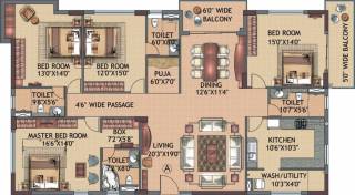 Infinity Signature Estates (4BHK+4T (3,247 sq ft) + Pooja Room 3247 sq ft)