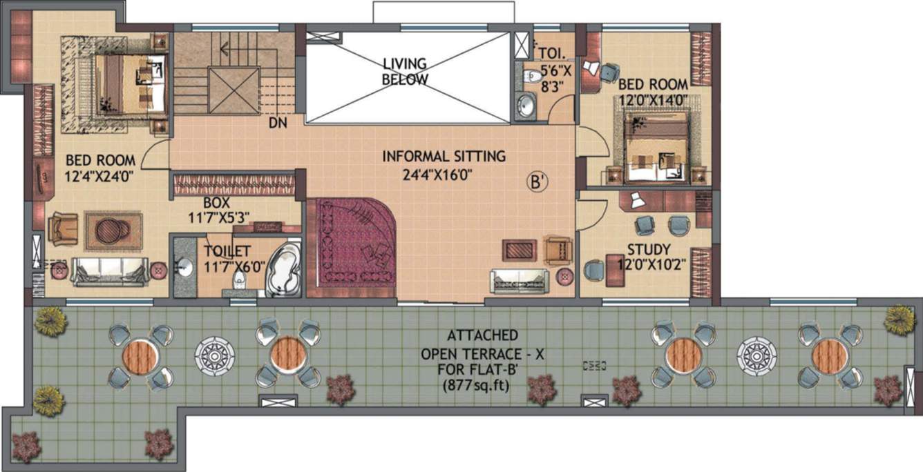 Infinity Signature Estates (5BHK+5T (5,754 sq ft) + Study Room 5754 sq ft)