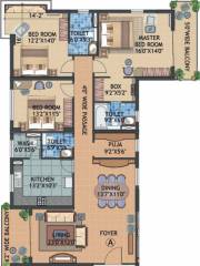 Infinity Signature Estates (3BHK+3T (2,631 sq ft) + Pooja Room 2631 sq ft)