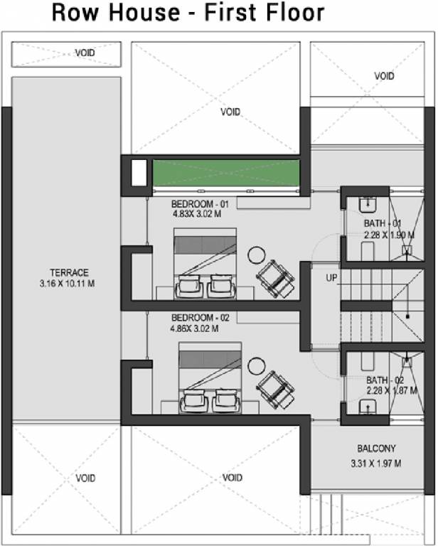 Virani The Palms Socorro Villas (3BHK+6T (4,500 sq ft) 4500 sq ft)
