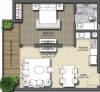 Turtle Group Turtle Villa Apartment (1BHK+1T (925 sq ft) 925 sq ft)