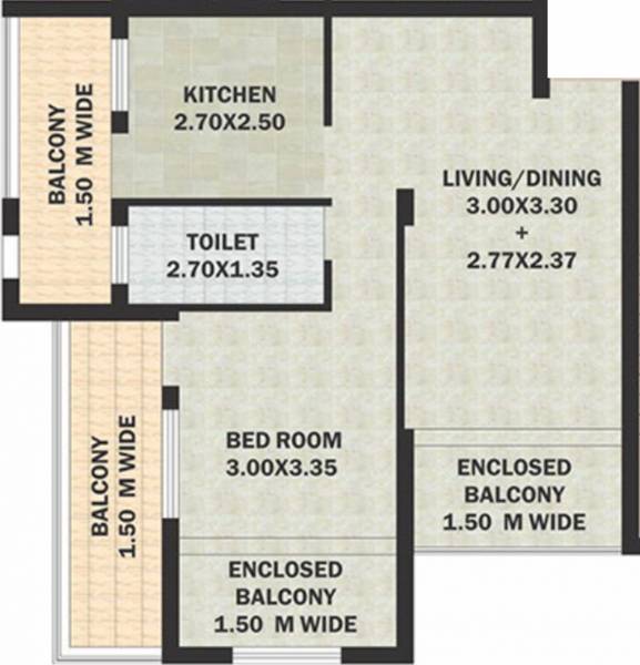 Sudin Mapleleaf Residency (1BHK+1T (904 sq ft) 904 sq ft) Sudin Mapleleaf Residency (1BHK+1T (904 sq ft) 904 sq ft)
