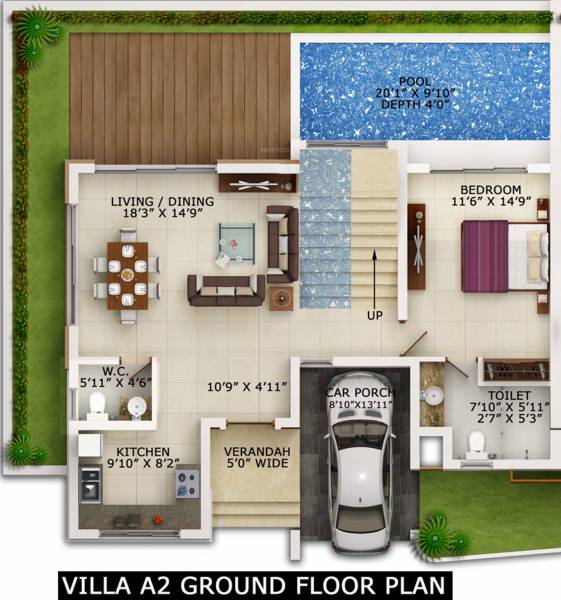 Rainforest Boulevard (3BHK+4T (2,815 sq ft) 2815 sq ft)