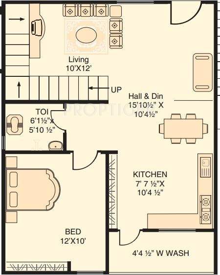 Bliss Venkateshwara Residency (3BHK+2T (1,470 sq ft)   Pooja Room 1470 sq ft)