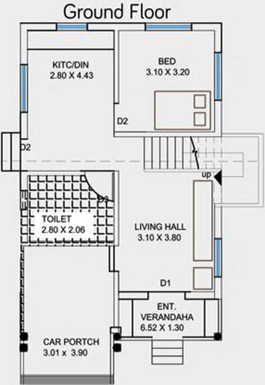 Saikiran SK Enclave Villas (3BHK+3T (1,600 sq ft) 1600 sq ft)