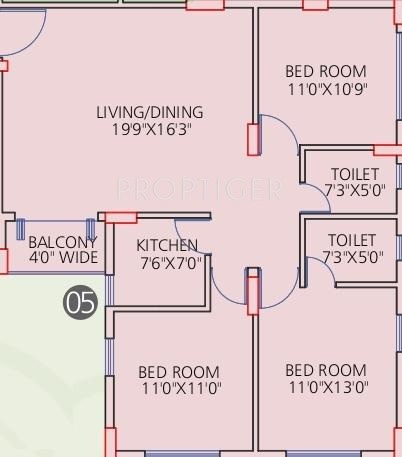 Siddha Galaxia (3BHK+2T (1,340 sq ft) 1340 sq ft) Siddha Galaxia (3BHK+2T (1,340 sq ft) 1340 sq ft)