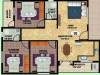 DS Suncrest (3BHK+2T (1,326 sq ft) 1326 sq ft)