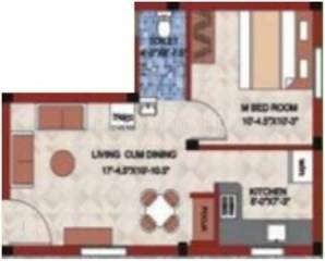 Shree Shree Muruga Flats (1BHK+1T (529 sq ft) 529 sq ft)