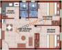 Shree Shree Muruga Flats (2BHK+2T (785 sq ft) 785 sq ft)