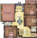 KCee Wason (3BHK+2T (1,465 sq ft) 1465 sq ft)