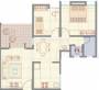 RK R K Spectra (1BHK+1T (826 sq ft) + Study Room 826 sq ft)