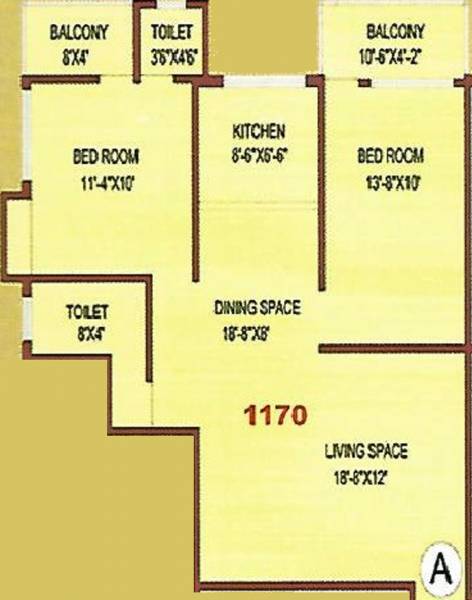 Murarka Bhagwati Happy (2BHK+2T (1,170 sq ft) 1170 sq ft) Murarka Bhagwati Happy (2BHK+2T (1,170 sq ft) 1170 sq ft)