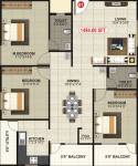 MBM Serenity (3BHK+2T (1,494 sq ft) 1494 sq ft) MBM Serenity (3BHK+2T (1,494 sq ft) 1494 sq ft)