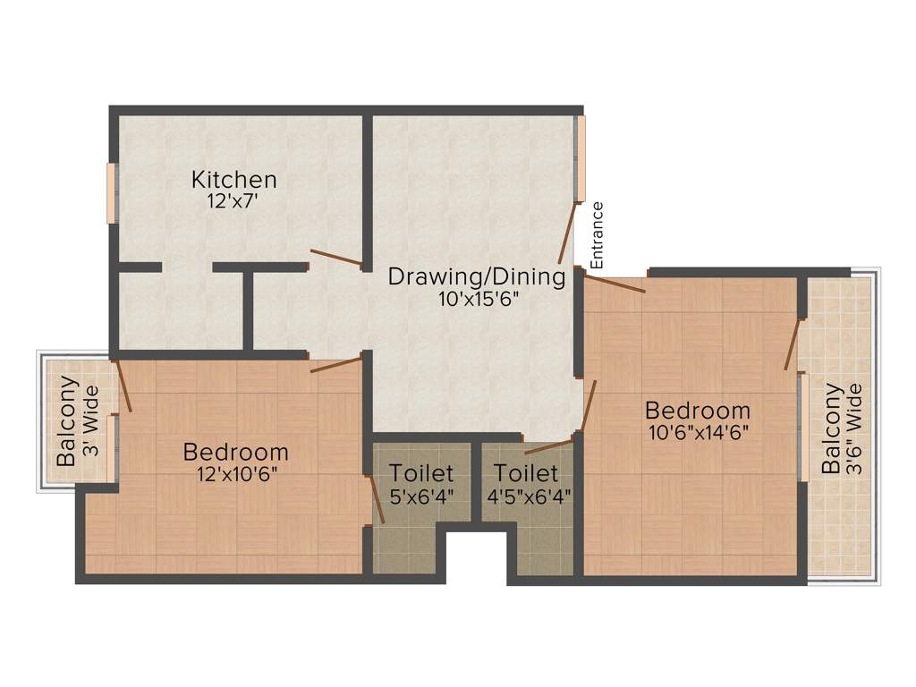 Sangam Sangam Homes (2BHK+2T (900 sq ft) 900 sq ft)