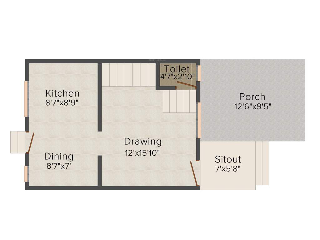 Chathamkulam European Villas (3BHK+3T (1,295 sq ft) 1295 sq ft)