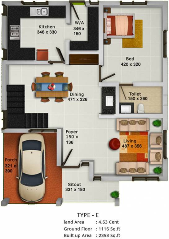 Shreeji Vrindavan Garden 2 (3BHK+3T (2,353 sq ft) + Study Room 2353 sq ft) Shreeji Vrindavan Garden 2 (3BHK+3T (2,353 sq ft) + Study Room 2353 sq ft)