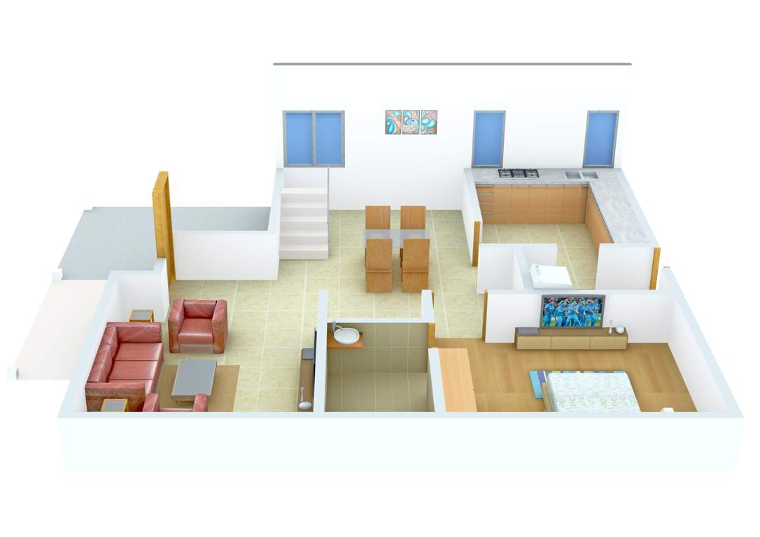 Shreeji Vrindavan Garden 2 (3BHK+3T (2,052 sq ft) + Study Room 2052 sq ft)