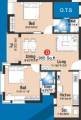 Jamals Sana Homes (2BHK+2T (955 sq ft) 955 sq ft)