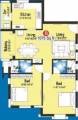 Jamals Sana Homes (2BHK+2T (1,075 sq ft) 1075 sq ft)