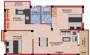 Shree Shree Siva Flats (2BHK+2T (886 sq ft) 886 sq ft)