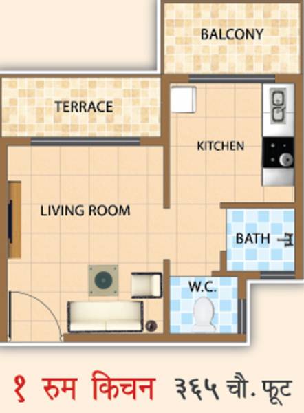 Shree Vasturachana Anandvan (1RK+1T (365 sq ft) 365 sq ft) Shree Vasturachana Anandvan (1RK+1T (365 sq ft) 365 sq ft)