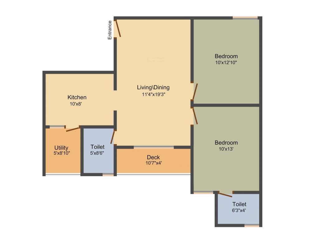Pearl Park View (2BHK+2T (1,083 sq ft) 1083 sq ft) Pearl Park View (2BHK+2T (1,083 sq ft) 1083 sq ft)