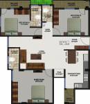 Everjoy Properties Classic (3BHK+3T (1,532 sq ft) + Pooja Room 1532 sq ft)