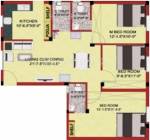Shree Ramana Flats (3BHK+3T (1,147 sq ft) 1147 sq ft)