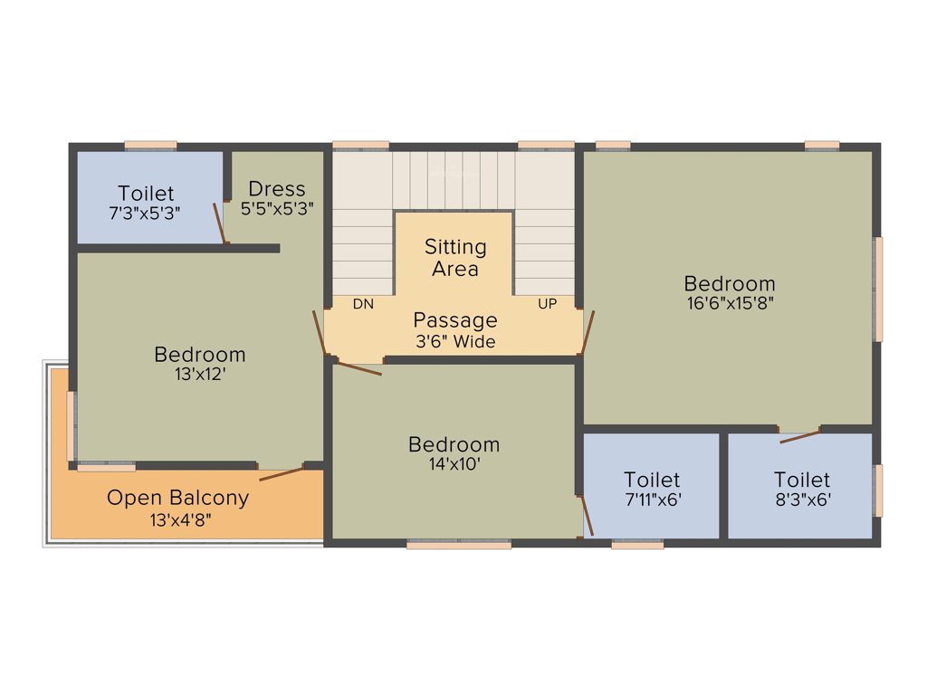 ASR My Pearls (4BHK+4T (2,286 sq ft) + Pooja Room 2286 sq ft)
