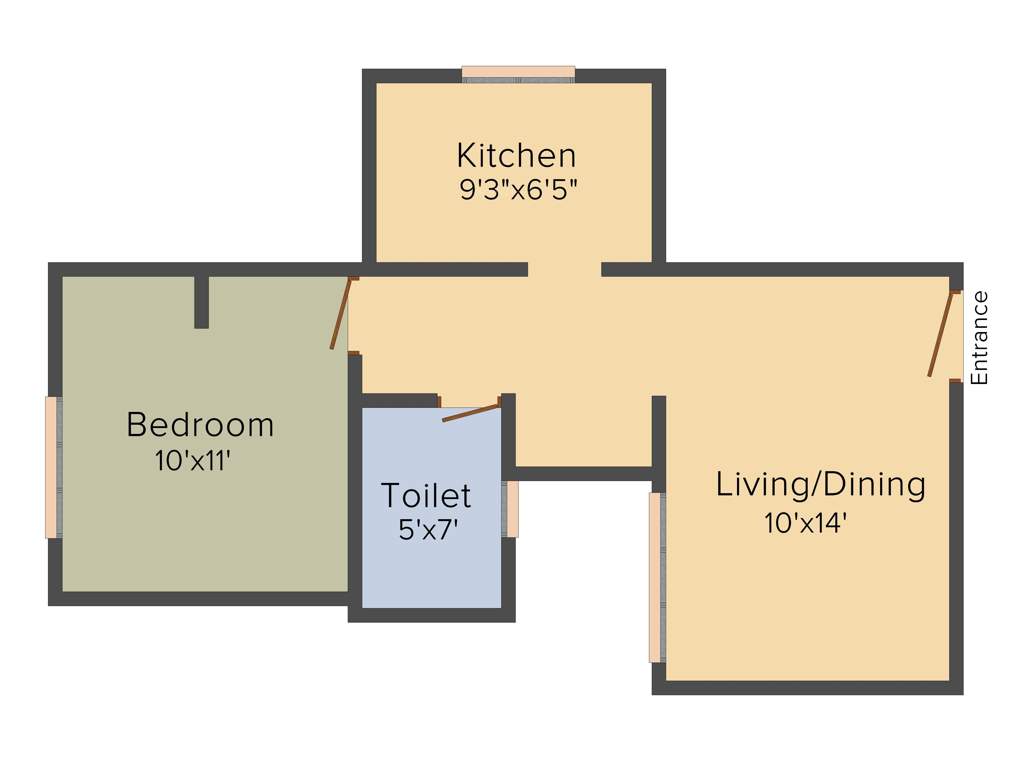SBN Sree Bhoomi Neela Enclave (1BHK+1T (564 sq ft) 564 sq ft)