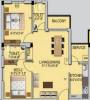 AKS Sunstone (2BHK+2T (869 sq ft)   Pooja Room 869 sq ft)