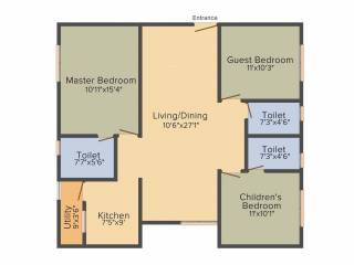 Splendid Lake Dews (3BHK+3T (1,255 sq ft) 1255 sq ft) Splendid Lake Dews (3BHK+3T (1,255 sq ft) 1255 sq ft)