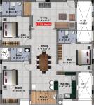 Kanya Park View (3BHK+3T (1,712 sq ft) 1712 sq ft) Kanya Park View (3BHK+3T (1,712 sq ft) 1712 sq ft)