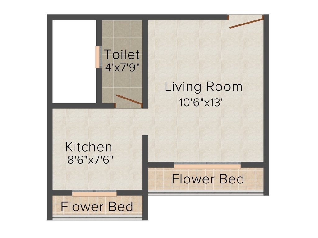 Shubh Laxmi Surya Park (1BHK+1T (446 sq ft) 446 sq ft)