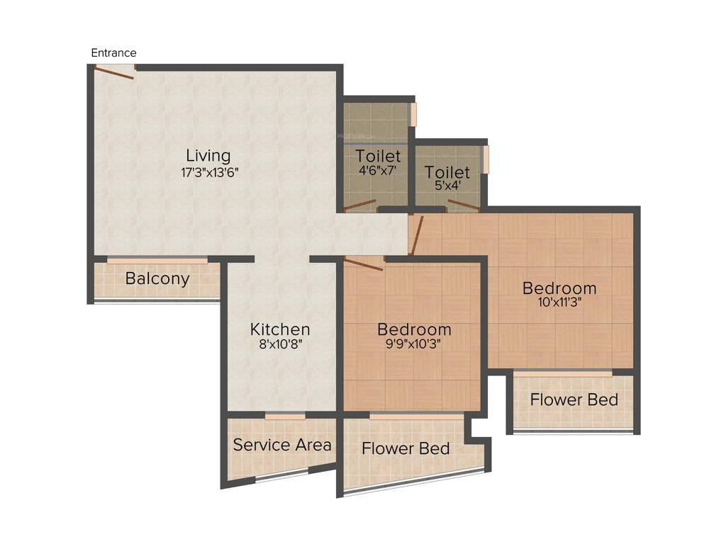 Pattathu Pearl Residency (2BHK+2T (1,250 sq ft) 1250 sq ft)