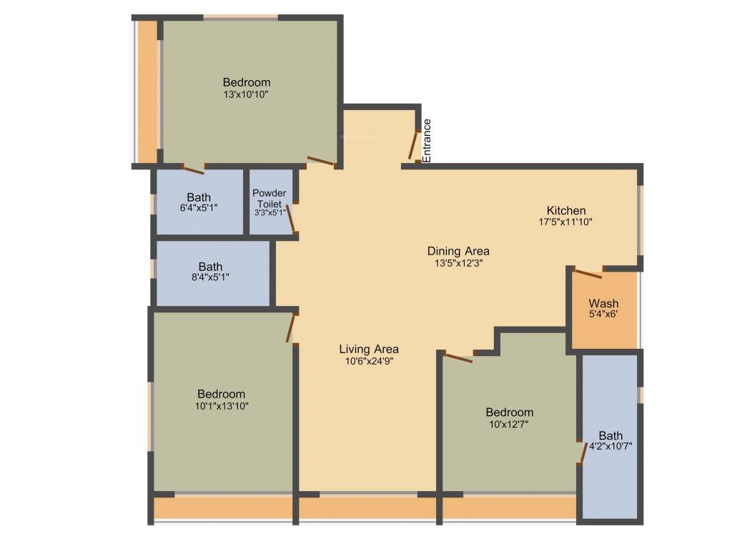 Narayan Krupal Pride (3BHK+4T (1,999 sq ft) 1999 sq ft)