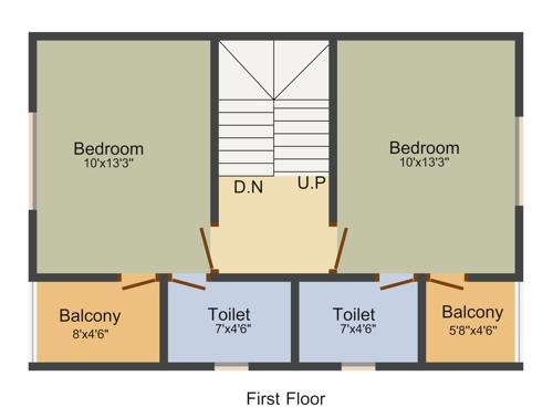 Shakti Dhanraaj Villa (3BHK+3T (2,097 sq ft) 2097 sq ft)