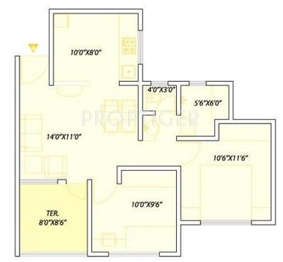Pate Golden Petals (2BHK+2T (1,081 sq ft) 1081 sq ft) Pate Golden Petals (2BHK+2T (1,081 sq ft) 1081 sq ft)