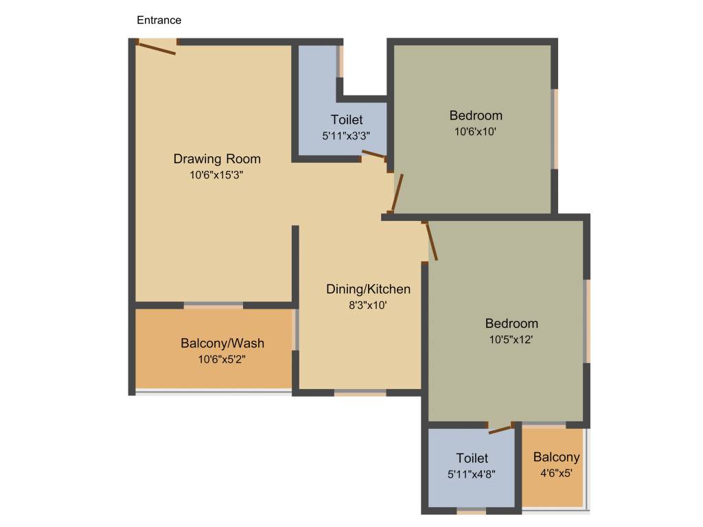 Shakti Dhanraaj Habitates (2BHK+2T (1,151 sq ft) 1151 sq ft) Shakti Dhanraaj Habitates (2BHK+2T (1,151 sq ft) 1151 sq ft)