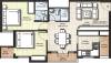 Rajkham Akash Ganga (2BHK+2T (953 sq ft) 953 sq ft)