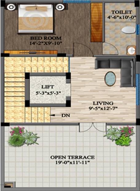 My Solitaire (4BHK+4T (2,228 sq ft) + Servant Room 2228 sq ft)